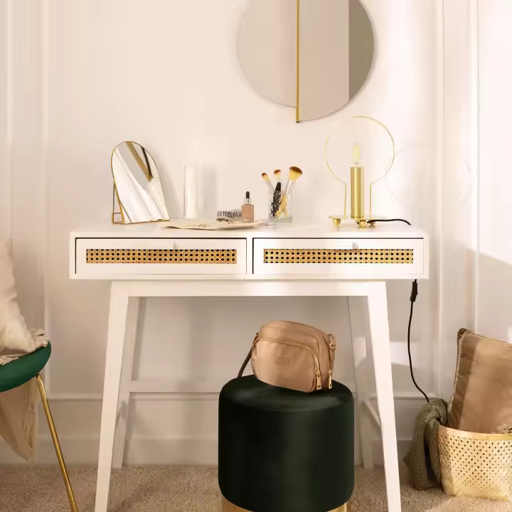 Ledkia Lámpara de Mesa Metal Otos Dorado - 1