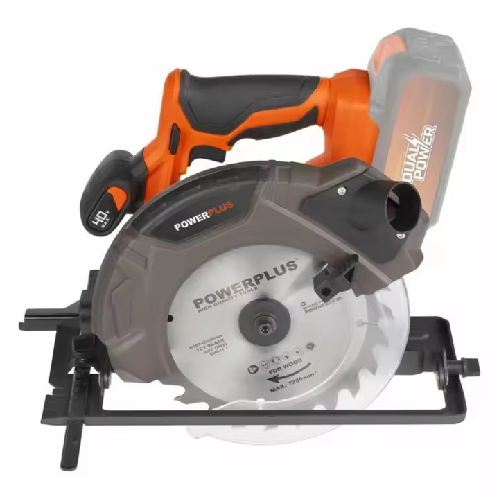 Sierra circular Powerplus Dual Power Powdp25230 40 V Ø 18,5 cm - 1