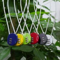 Cerradura De Combinación Inteligente Para Casco De Motocicleta Con Teclado De Alambre Extensible Cerradura Antirrobo - details 8