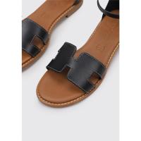 Sandra Fontán LENTISCO Sandalias Planas Mujer Negro - details 1