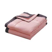 Edredón De Cama King Size De Color Sólido Aireado Y Transpirable Para Dormitorio Estudiantil Relleno De Algodón Material Poliéster/Celulosa Técnica De Tejido Jacquard Estilo Clásico Duradero Y Elegante - details 1