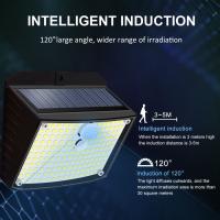 Lámpara Solar Exterior 158 LED Con Sensor De Movimiento Impermeable 3 Modos Luz De Pared Para Jardín Alambrado Patio Garaje - details 2