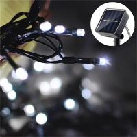 Luces Solares Para Exterior Impermeables De Guirnalda De Hadas 20/50/100/200 LEDs Decoración De Halloween Y Navidad - details 1