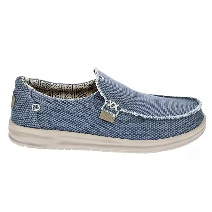 Hey Dude Hombre Mocasines modelo Mikka Braided Azul - 1