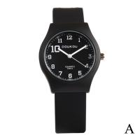 Reloj De Cuarzo Para Niños Y Niñas 36mm Color Caramelo Resistente Al Agua Con Correa De Silicona Estilo Casual Y Moda - details 7