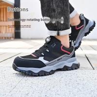 Zapatos De Seguridad Para Hombre Talla 48 Antipinchazos Y Antideslizantes Suela De EVA Capa Superior De Tejido Mocasines Respirables Para Trabajo - details 24