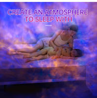 Lámpara De Ambiente Aurora Con Proyección De Estrellas Y Ondas De Agua Luz Nocturna Creativa Y Colorida Para Dormitorio - details 3