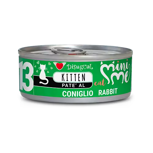 Disugual Mini me 13 para Gatitos - Conejo (85g) - 1