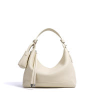 Bolso De Hombro Para Mujer De Cuero Genuino Diseñador Lujo Cowhide Nueva 2025 Bolso Cruzado De Underarm Bolso Baguette Zipper Versátil - details 0