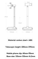Soporte De Teléfono Móvil MoZhao Con Succión Magnética Para Escritorio Ajuste De Elevación Magsafe Compatible Con iPhone 12/13/14 Promax TikTOK Universal - details 19