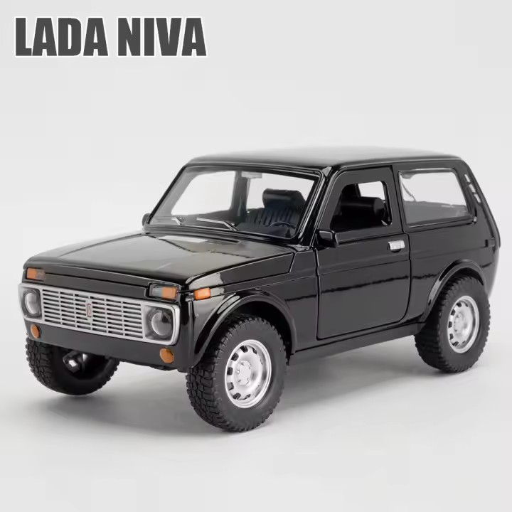 LADA NIVA Rusa En Miniatura 1:18 Coche De Juguete Metálico Con Sonido Y Luz Modelo off Road Para Niños Vehículo De Colección - 1