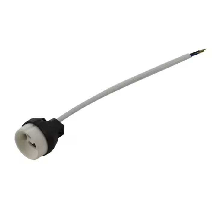 Soporte De Bombilla MR16 GU10 Con Cable Adaptador De Enchufe Cerámico Halógeno Para Enchufe LED En Caja De Conexión - 1