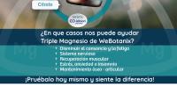 WeBotanix  Fórmula Triple Magnesio  60 Cápsulas Vegetales  Bisglicinato, Dimagnesio Malato y Citrato de Magnesio y Vitamina B6  Con Vitamina B6 para Energía, Bienestar y Salud Muscular  Vegano - details 2