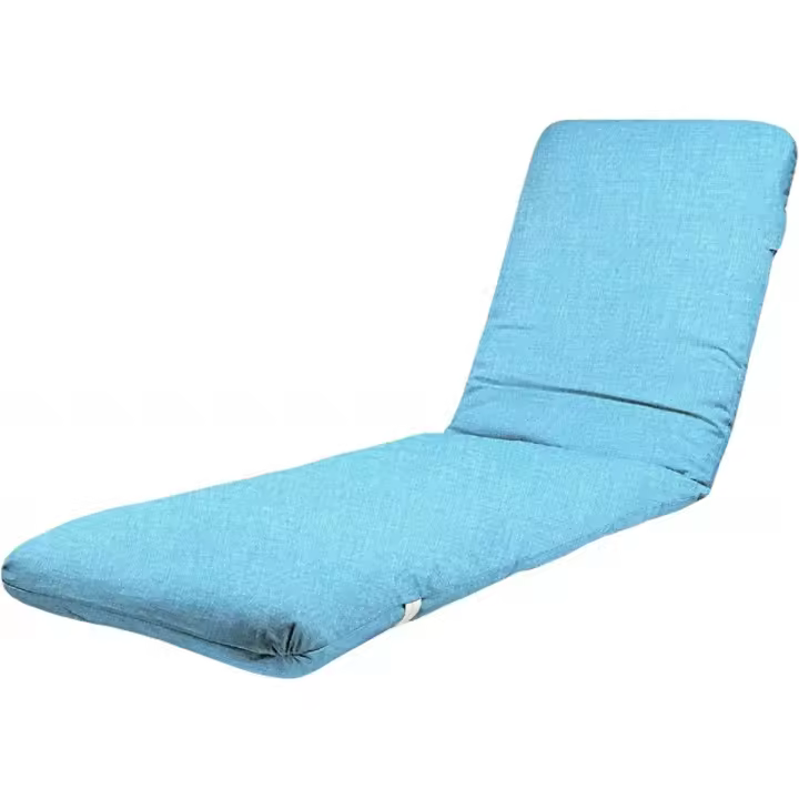 TIENDA EURASIA - Cojín para Tumbona de Jardín, Relleno de Fibra Acolchada, Funda de Tela Lavable con Cremallera - 1