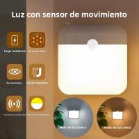 Lámpara Nocturna Inteligente LED Con Sensor De Movimiento Recargable Por Tipo-C Para Pasillos Armarios Cocinas Garage - details 0