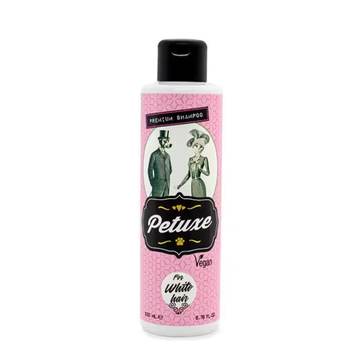 Champú para perros y gatos Petuxe pelo blanco 200ml - 1