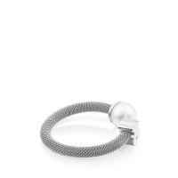 Anillo original de Malla TAOS de Plata 925 con Perla - details 1