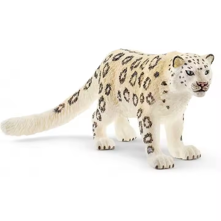 Figura Coleccionable Schleich Leopardo de las Nieves Realista - Colección Wild Life - 1