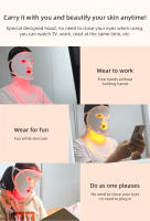 Máscara De Terapia De Luz Roja LED De Silicona Con Cuello 240pcs 460 590 630 850nm Lámpara Infrarroja PDT De 4 Colores Terapia Fotónica Para Rejuvenecimiento De Piel Y Antiarrugas - details 12