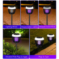 Lámpara Solar LED Repelente De Mosquitos Impermeable Con Atrayente Externo Para Trampa De Mosquitos En Jardín Y Patio Exterior - details 5