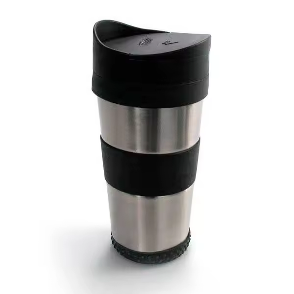 Crc Vaso Mug para Café de Acero Inoxidable | 400 Ml Palmoapalmo | Ideal para Trabajo y Viajes - 1
