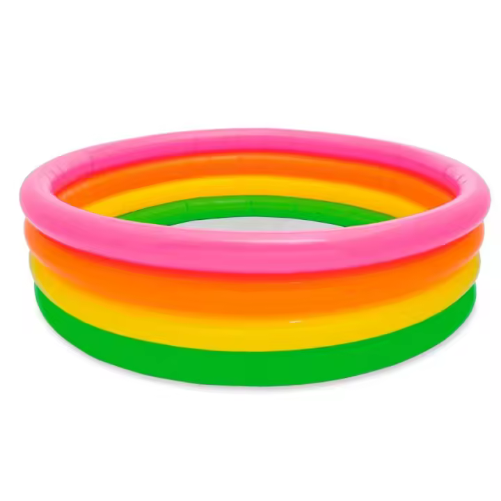 Piscinas Piscinas hinchables Intex Piscina Sunset 4 Anillos Multicolor - 1