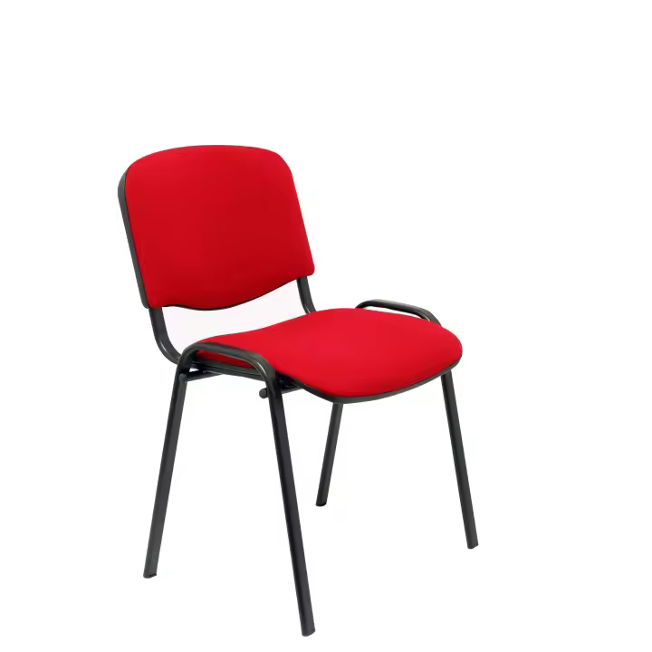 Piqueras Y Crespo - Pack 4 Sillas Alcaraz Bali Rojo Ergonómicas y Apilables - 1