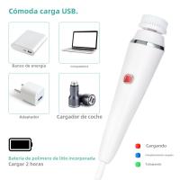 Limpieza Facial Profunda 4 En 1 Con Cepillo De Silicona Sonic Limpieza Profunda Eliminador De Quistes Masajeador De Piel Herramientas De Cuidado De La Piel Recargable USB - details 12
