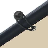 vidaXL Carpa acero y tela beige 4x4 m - details 5