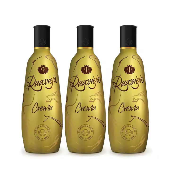 Crema Ruavieja Oro 70cl - Pack de 3 botellas - 1