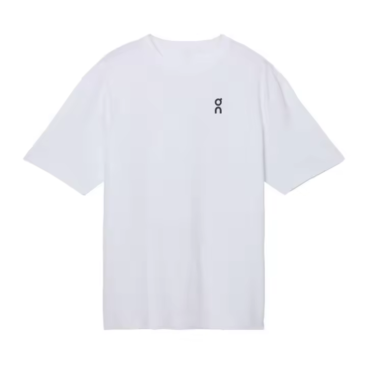 Camiseta Blanca On Running Club-T Graphic White con Tejido Gráfico - 1