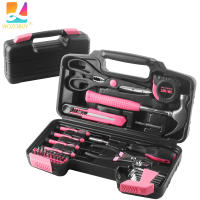 Kit De Herramientas Domésticas 39Pcs Con Estuche De Almacenamiento Rosa Durable Conjunto De Herramientas Manuales Multipropósito Herramienta De Martillo Y Destornillador - details 0