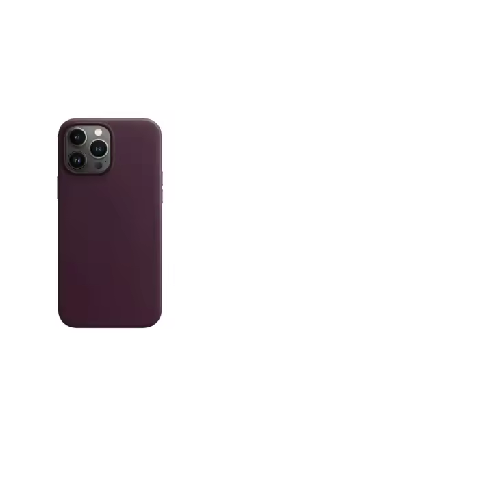Apple Original Funda de Cuero con MagSafe para el iPhone 13 PRO/ 13 PRO MAX - Color Cereza Oscura - 1