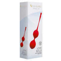 SPLEASURES Love Balls  Bolas chinas dobles Kegel Suelo pélvico Color Rojo Juguetes Sexuales - details 0