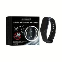 1pc pulsera repelente de mosquitos unisex cómoda de usar, repelente de insectos físico y ultrasónico, no químico, para uso en casa y , 2 pilas de botón detalles 6