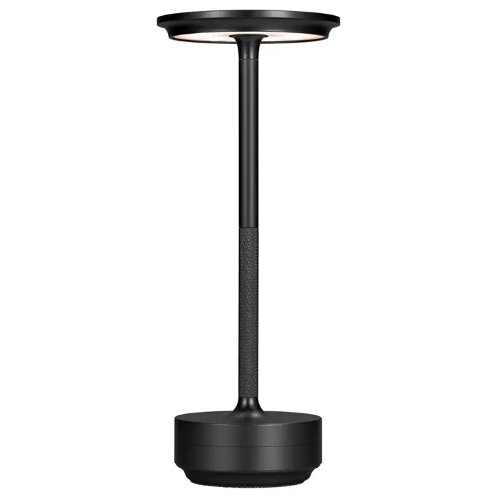 Lámpara De Escritorio LED Recargable Impermeable De Aleación De Aluminio Con Iluminación Para Barra Sala De Estar Lectura Camping Control De Brillo Por Toque Luz Metálica Para Estudio - 1