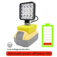 Lámpara Portátil LED Para Batería Dewalt Milwaukee 18V 20V Luz De Trabajo Exterior Sin Cable Herramienta De Emergencia Para Pesca - details 5