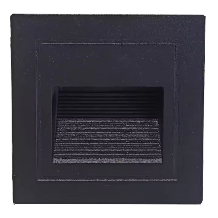 LED7 Aplique Escalera Negro 3W Luz Cálida  / LED-WL85Q-BK3K - 1