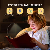 Luz De Lectura Portátil Con 7 LEDs Recargable USB 3 Niveles De Luz Caliente Y Fría Flexible Y Fácil De Clip Para Lectura Nocturna - details 11