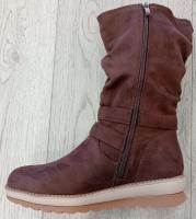 Bota semialta con borreguito por dentro suela dentada para mejor agarre modelo L650 - details 0