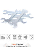 Llave De Mano Ultrafina Y Pequeña Doble Cabeza Para Muebles Y Electrodomésticos Herramienta Combinada JIULING Origin Mainland China - details 0