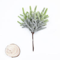 6Pcs Plantas Artificiales Pin Falsas En Vajillas Decoraciones De Navidad Para El Hogar Bodas DIY Regalos Caja De Coronas De Navidad Flores De Plástico - details 7