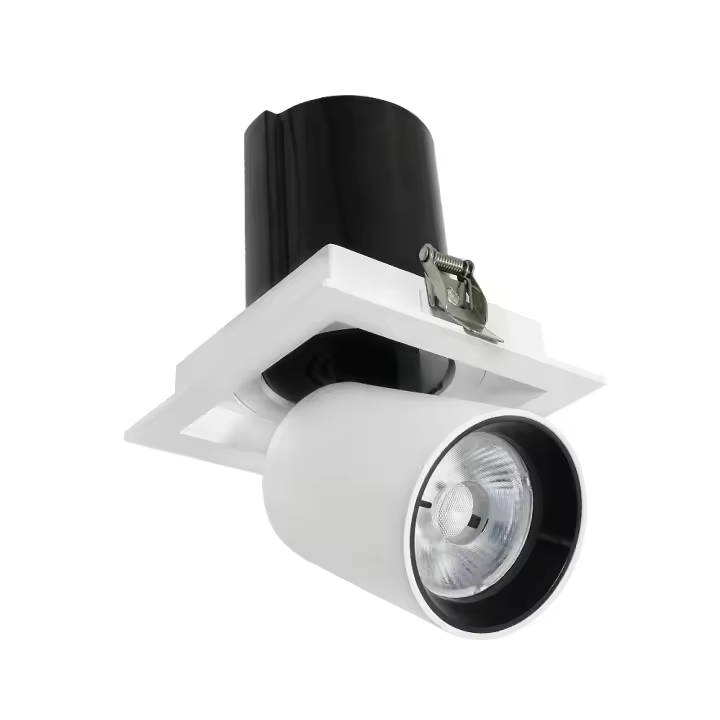 IluminaShop - Foco Donwlight LED Orientable Cuadrado 12W - 1