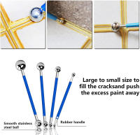 Juego De Herramientas De Grout 22 Piezas Cuchilla De Sawn Limpieza De Juntas De Azulejos Escobilla De Caulking Para Piso Y Cocina Set De Herramientas Manuales - details 7