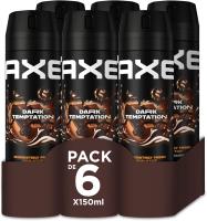Axe Dark Temptation Desodorante Aerosol - 150 ml - Pack de 6 botes - details 0