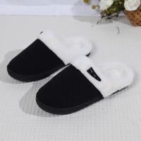 Zapatillas Casuales De Pelo Fluffy Para Mujer Invierno Plush Interior Zapatos De Mujer 2025 Plataforma Calientes Tallas Grandes Pareja Planas - details 27