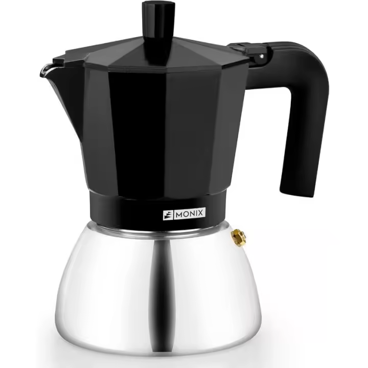 CAFETERA MONIX INDUCTION INOX NEGRA 9T (M863009) - Máquina de café - 1