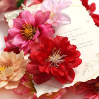5/10Pcs Cabezas De Flores Artificiales 7cm Para Decoración De Hogar Jardín Boda DIY Guirnalda Regalo Accesorio Flores De Seda - details 3