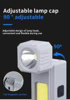 Luz De Cabeza Super Brillante COB Con Clip Para Gorra 800mAh Recargable Para Camping Senderismo Pesca Al Aire Libre Portátil - details 8