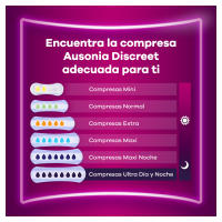 Ausonia Discreet Compresas Para Pérdidas De Orina Para Mujer Mini, Protección Completa*. Discreción Increíble, 4x24 unidades. - details 2